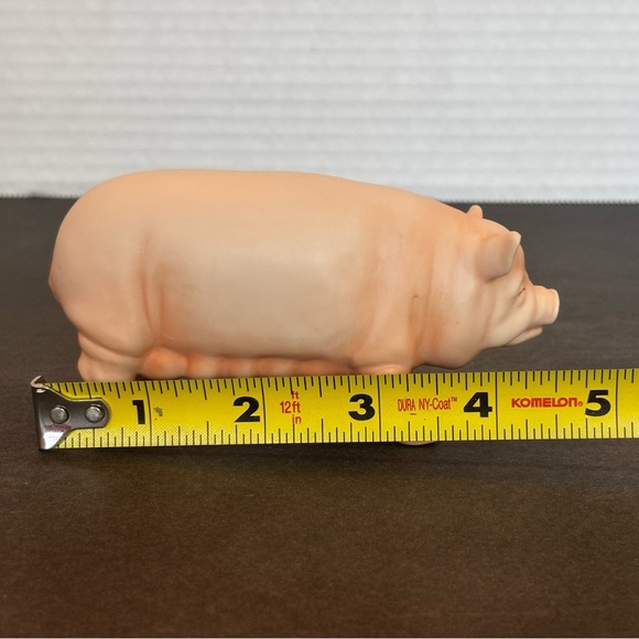 Vintage Enesco 1990 Porcelain Mama Pig & Feeding Piglet Figurine - Picture 7 of 10